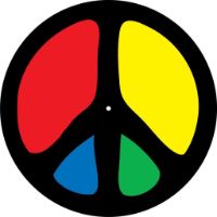 12'' Slipmat - Peace Sign 